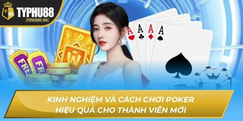Kinh nghiệm và cách chơi Poker hiệu quả cho thành viên mới