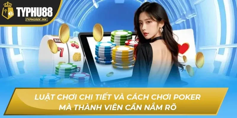 Luật chơi chi tiết và cách chơi Poker mà thành viên cần nắm rõ